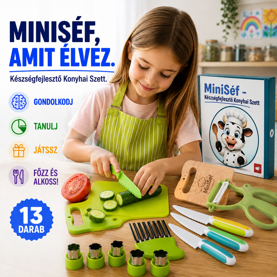 TarkaBoci MiniSéf Készségfejlesztő Konyhai Szett
