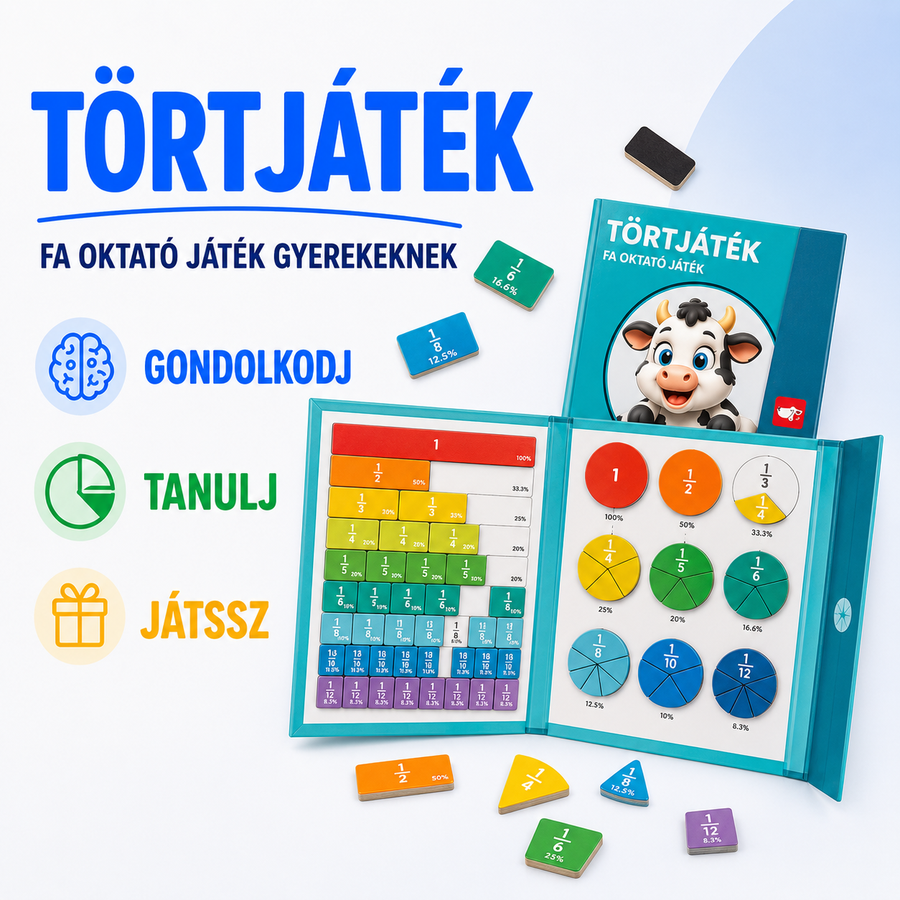 TarkaBoci Mágneses Törtjáték
